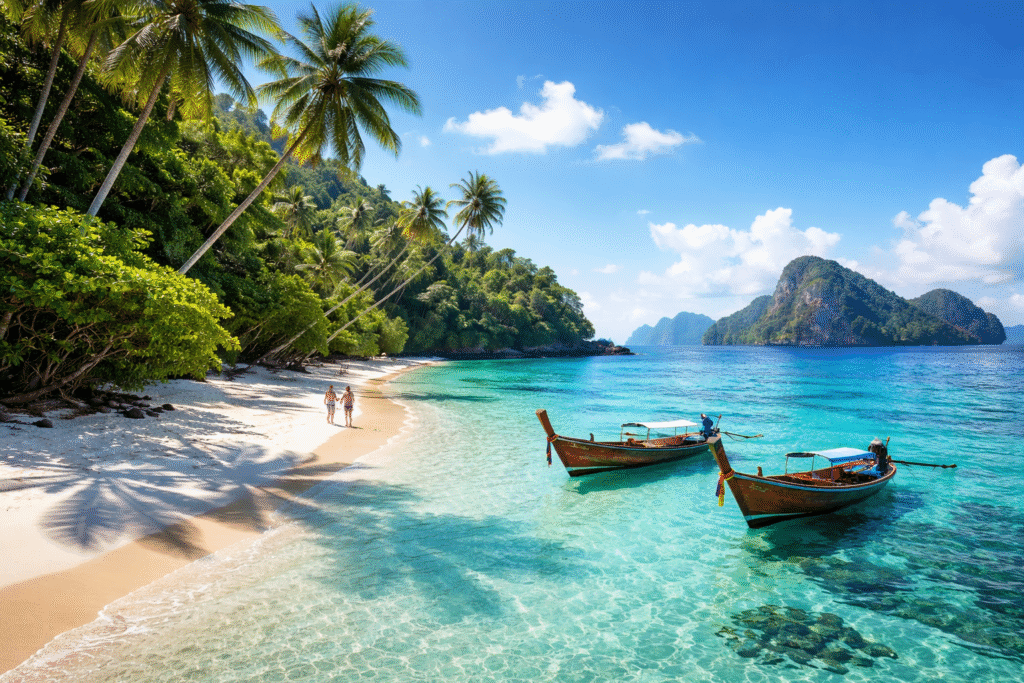 Andaman & Nicobar Best View Next to sea walking two people