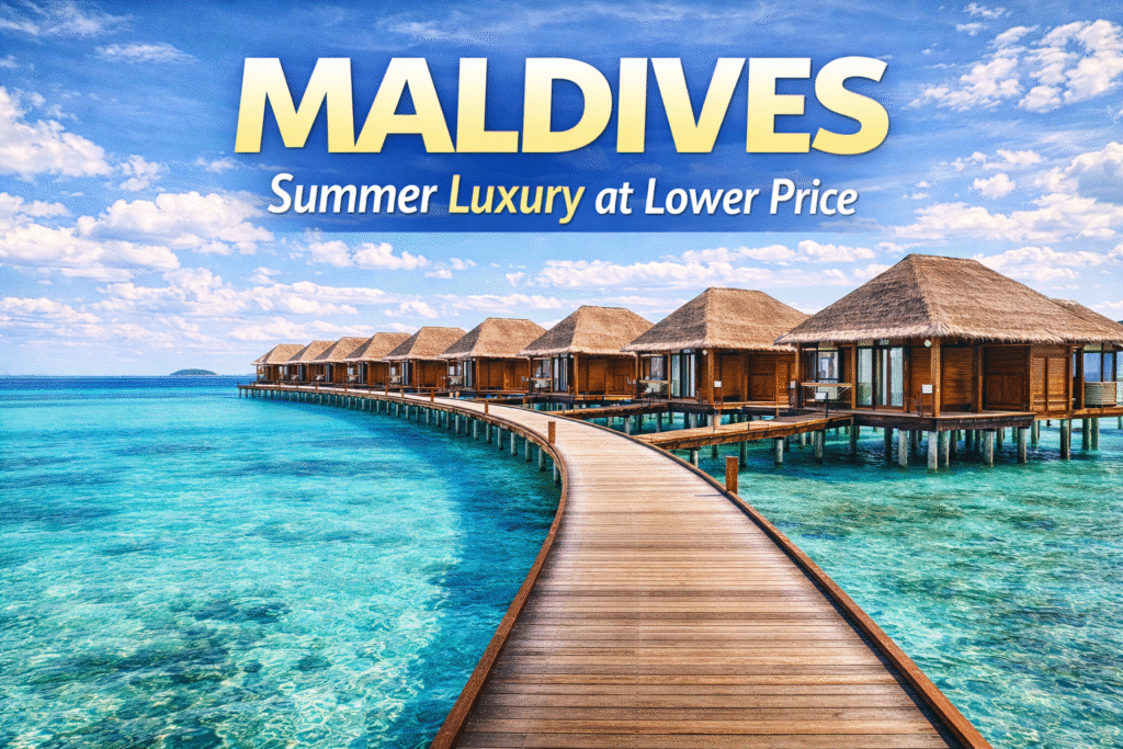 Maldives summer honeymoon