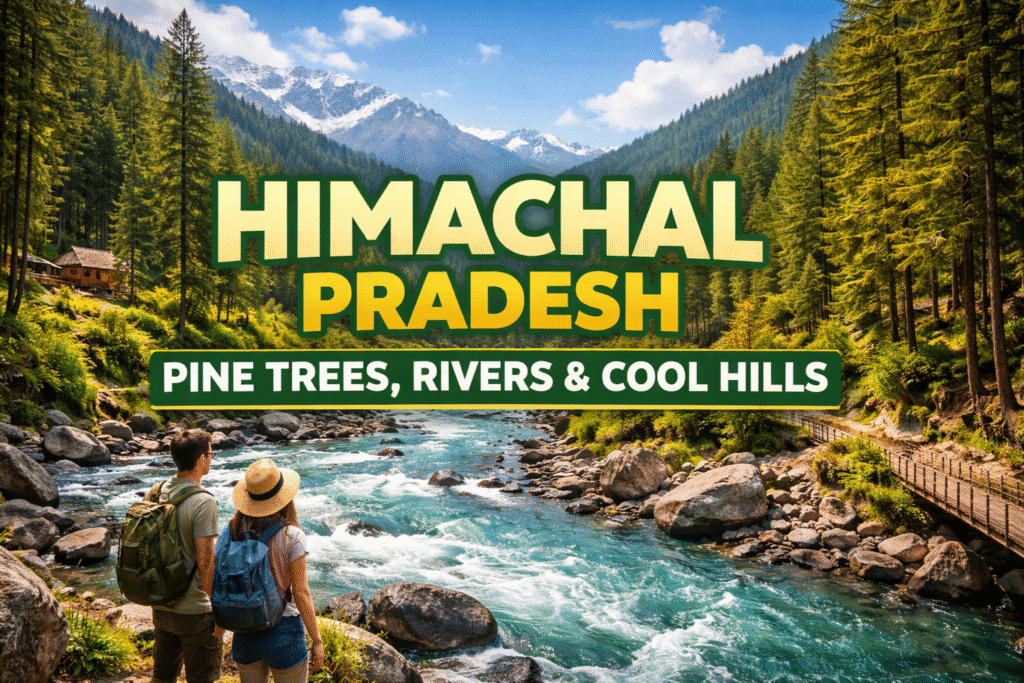 Manali summer hills and pine forests