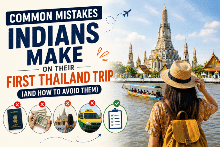 Common Mistakes Indians Make on Their First Thailand Trip