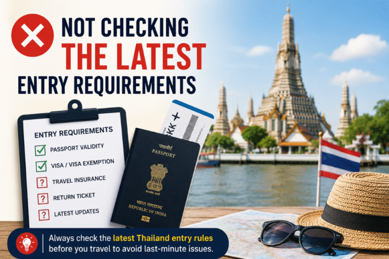 Common Mistakes Indians Make on Their First Thailand Trip