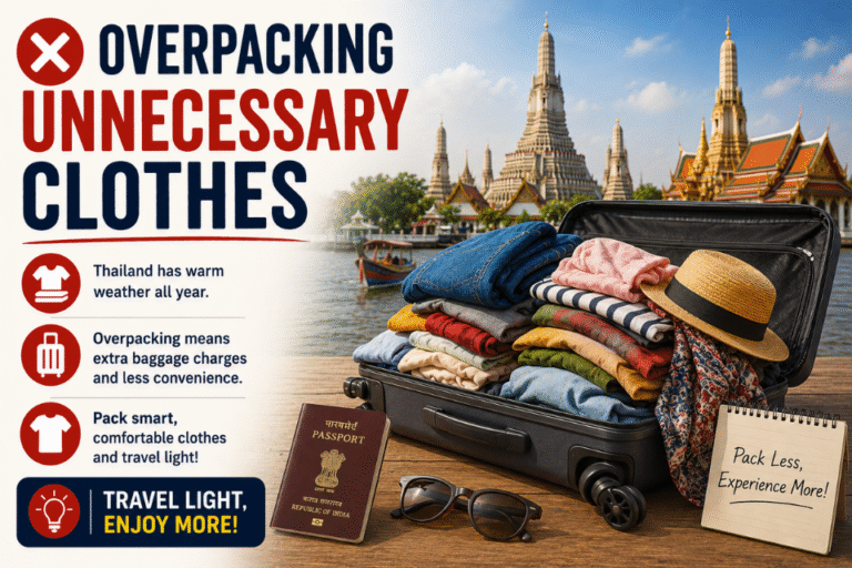 Common Mistakes Indians Make on Their First Thailand Trip
