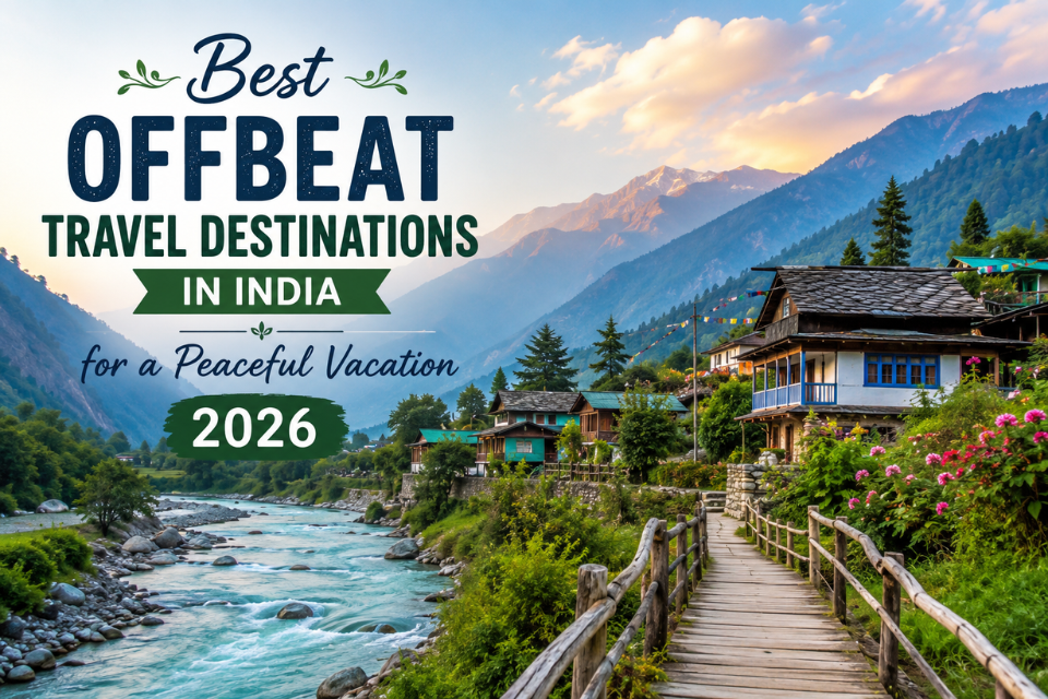 Best Offbeat Travel Locations in India for a Peaceful Vacation 2026